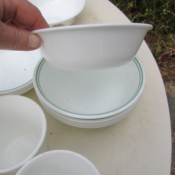 VTG 80'S CORELLE BY CORNING ROSEMARIE PATTERN 39 PIECES, DINNERWARE - Picture 11 of 16